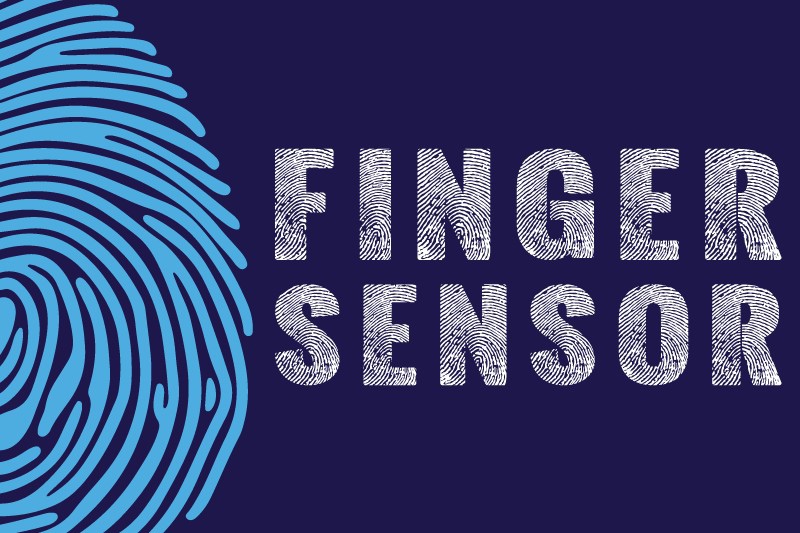 폰트 Finger Sensor