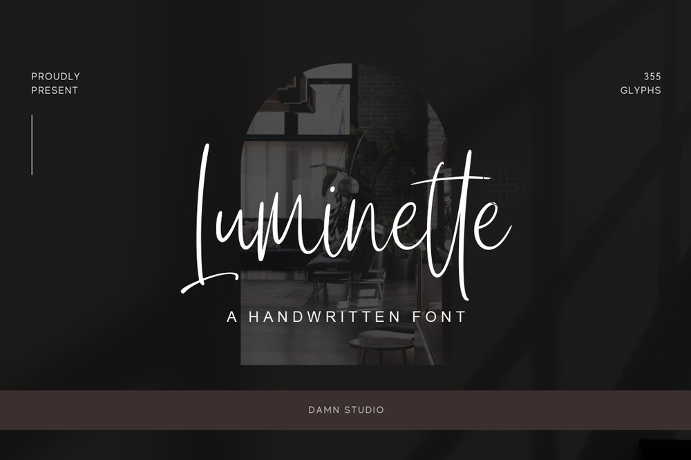 폰트 Luminette