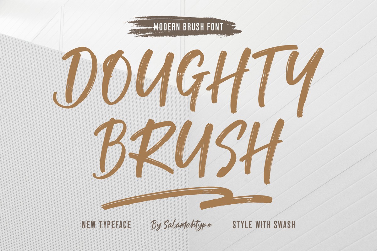 폰트 Doughty Brush