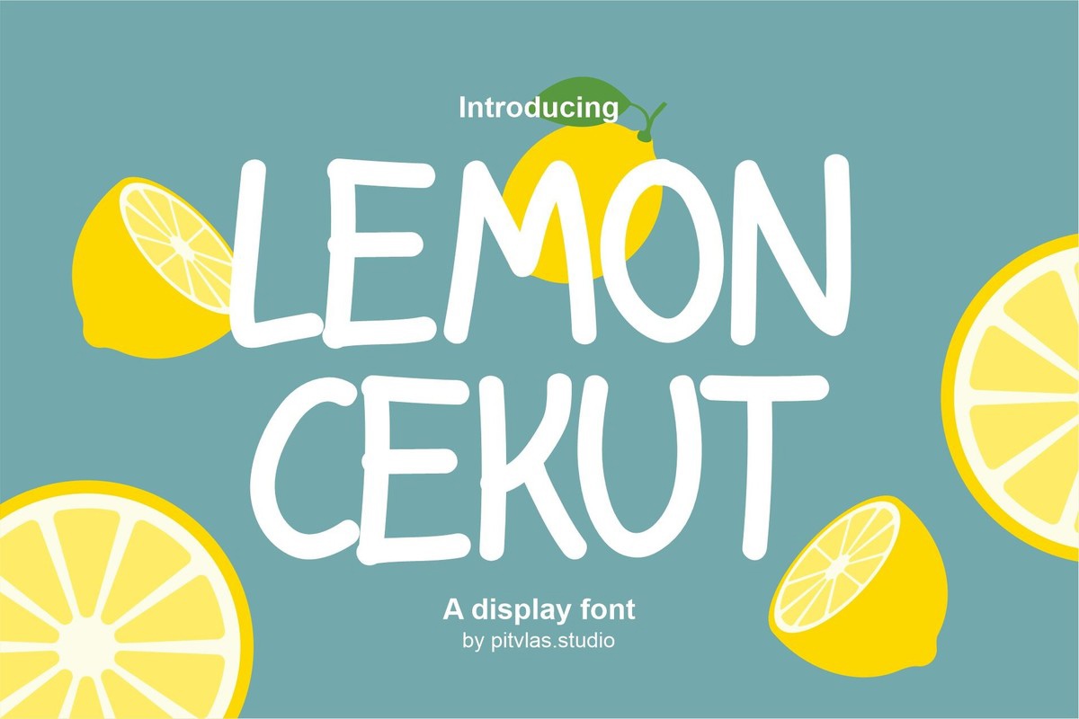 폰트 Lemon Cekut