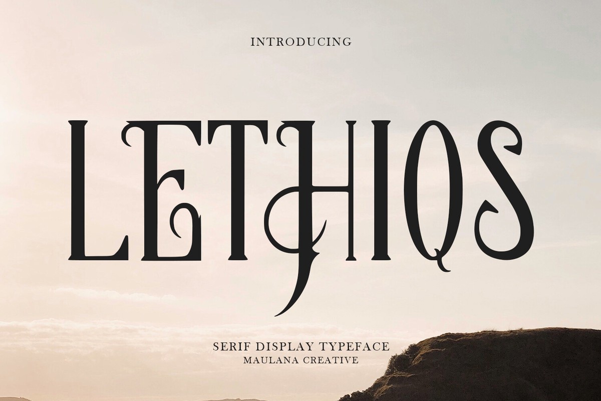 폰트 Lethiqs