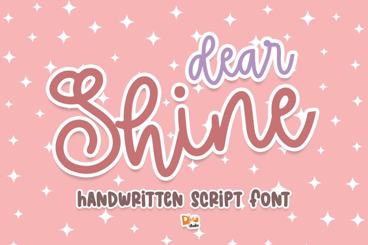 폰트 Dear Shine