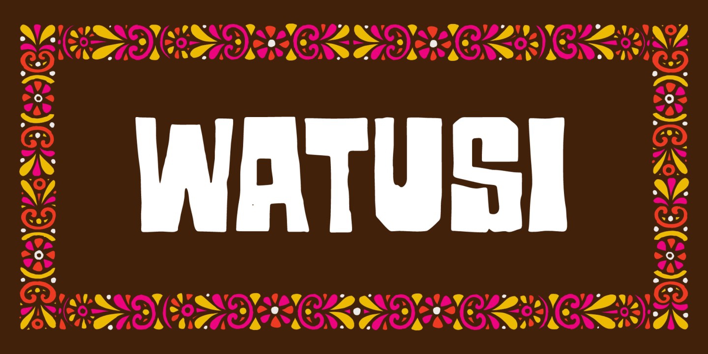 폰트 Watusi