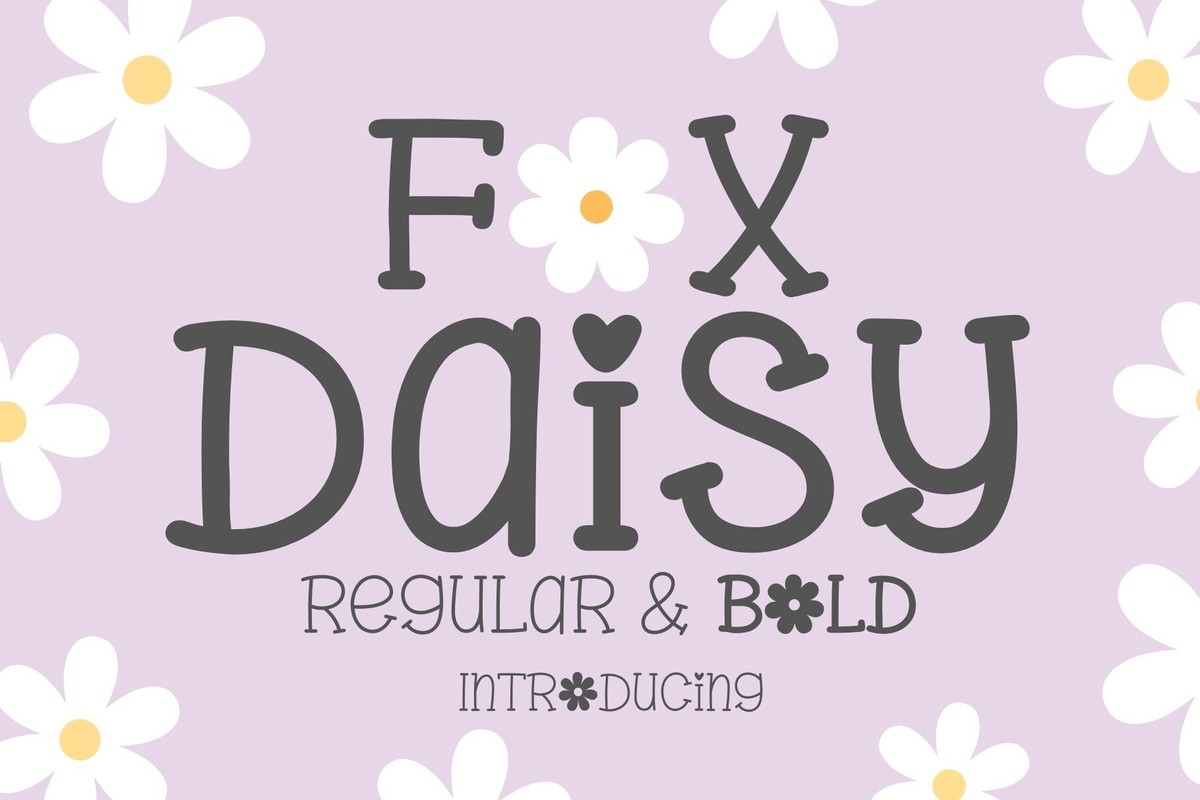 폰트 Fox Daisy
