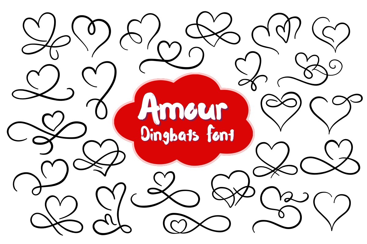 폰트 Amour