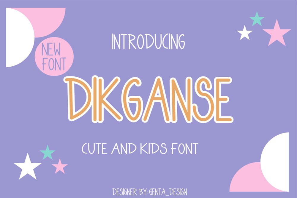 폰트 Dikganse