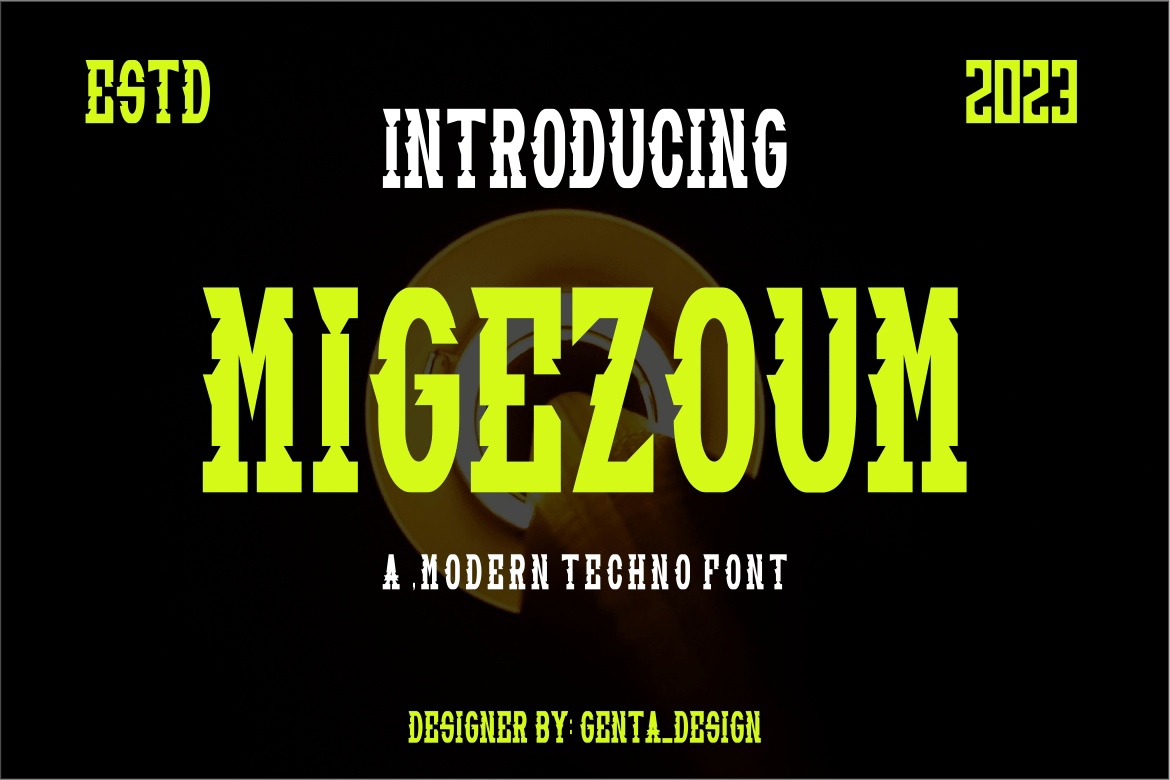 폰트 Migezoum