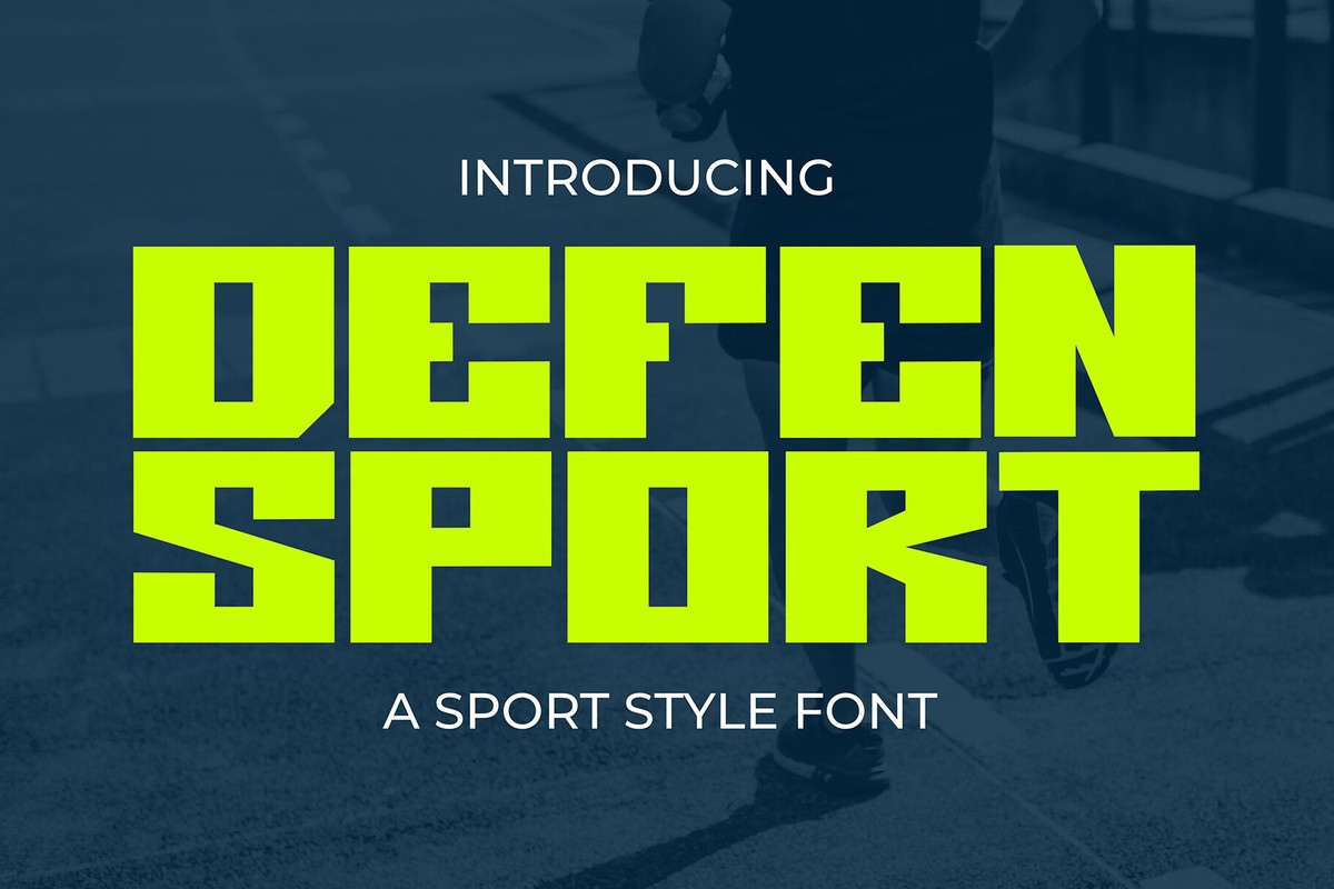 폰트 Defen Sport