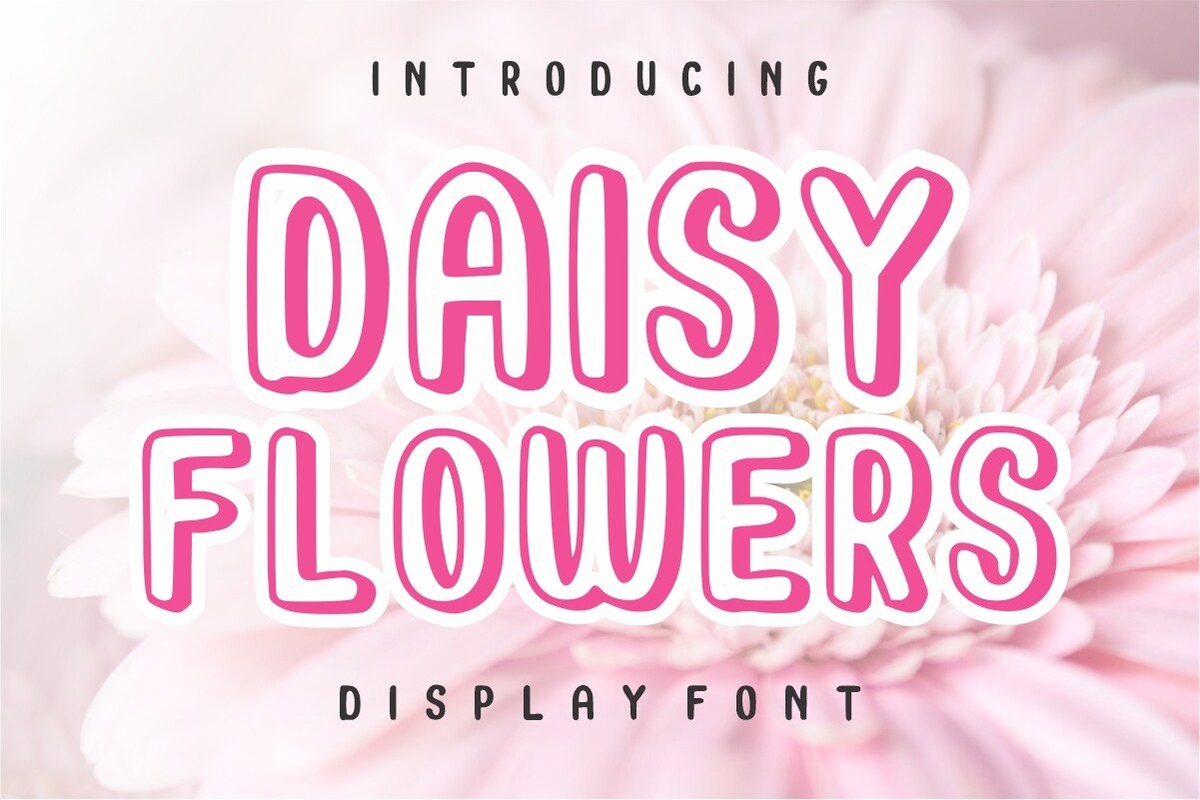 폰트 Daisy Flowers