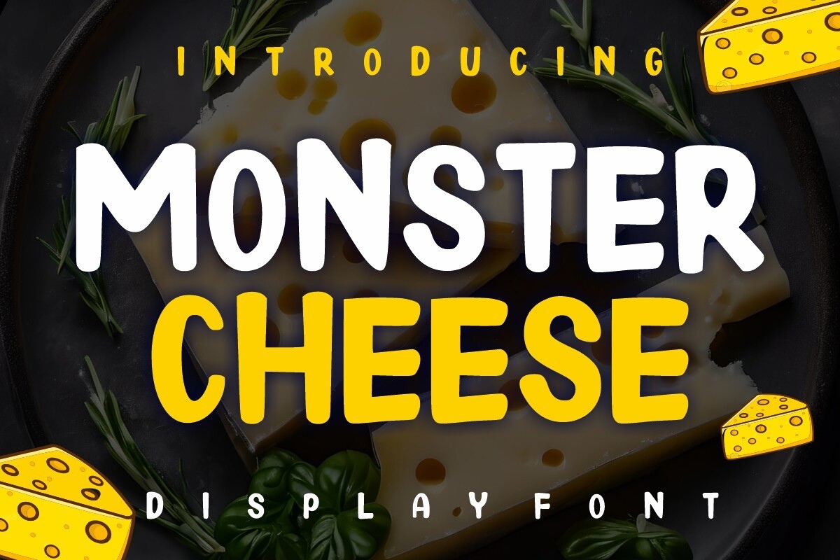 폰트 Monster Cheese