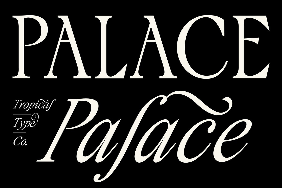 폰트 Palace Serif