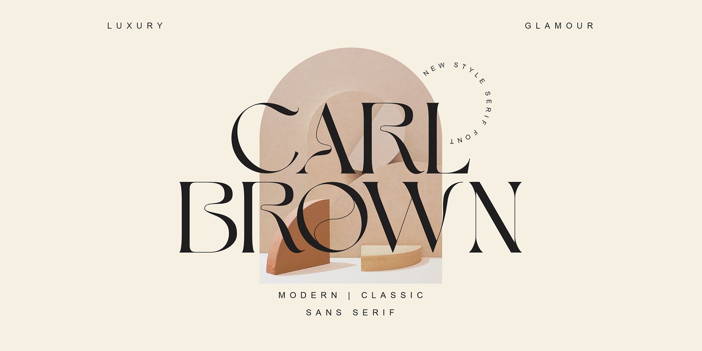 폰트 Carl Brown