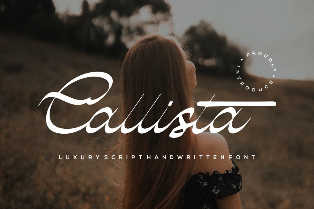 폰트 Callista