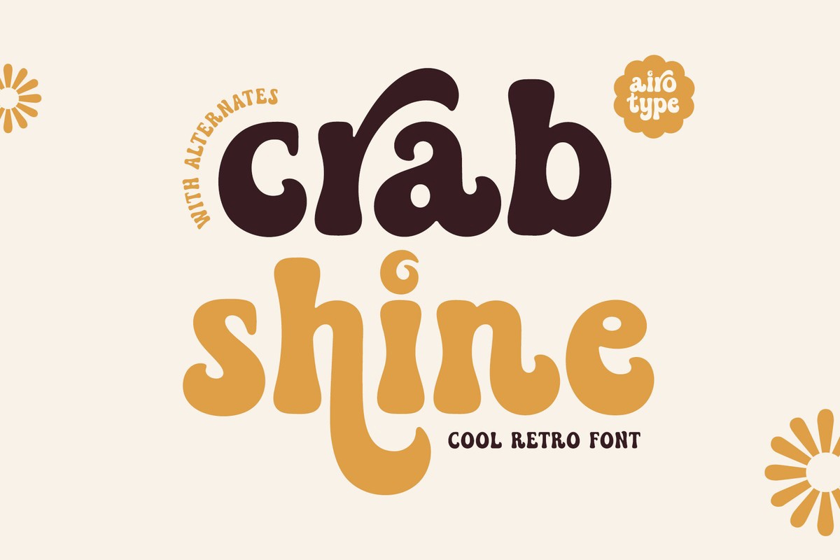 폰트 Crab Shine