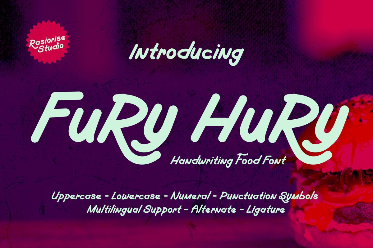 폰트 Fury Hury