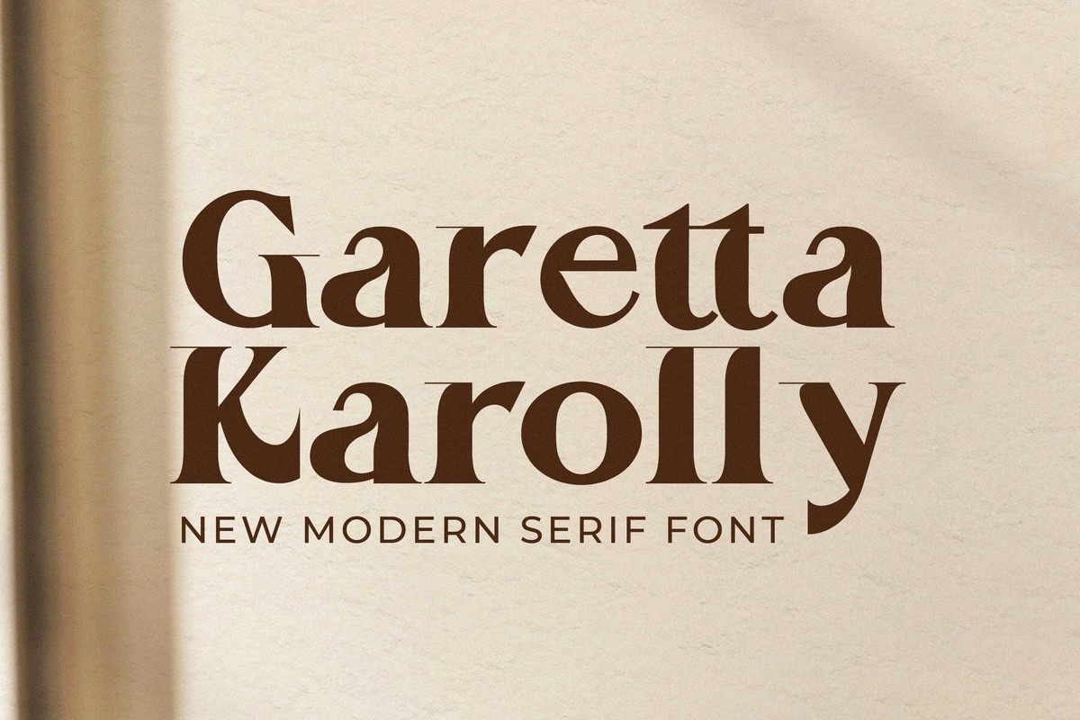 폰트 Garetta Karolly