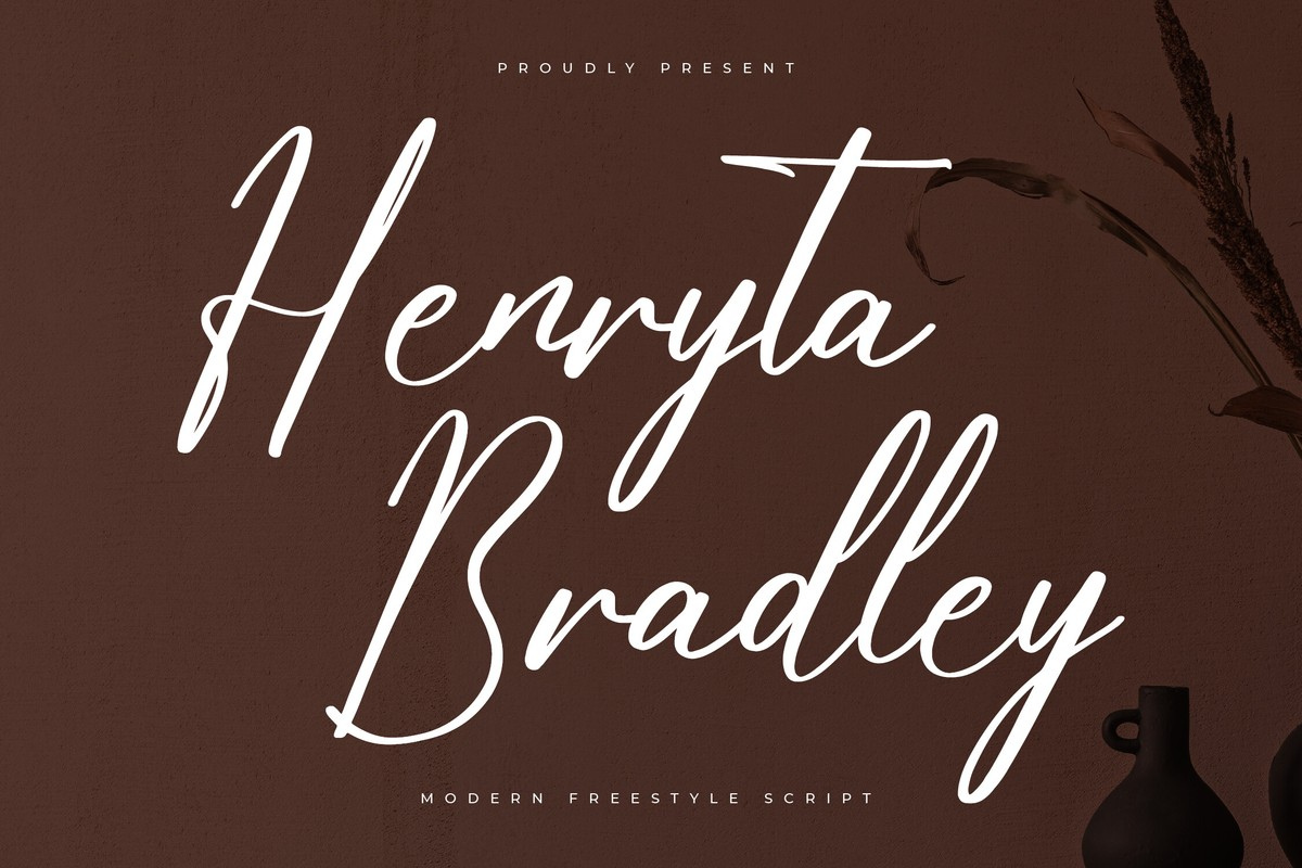 폰트 Henryta Bradley