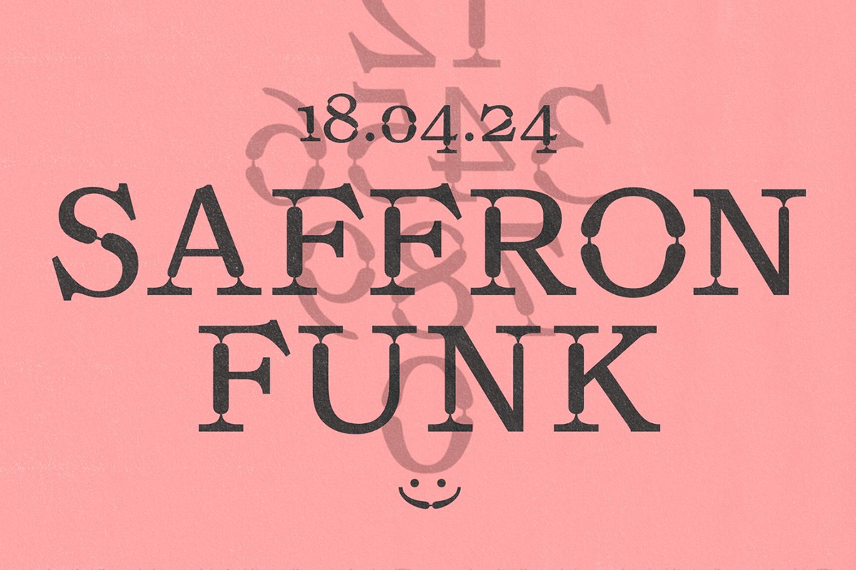 폰트 Saffron Funk