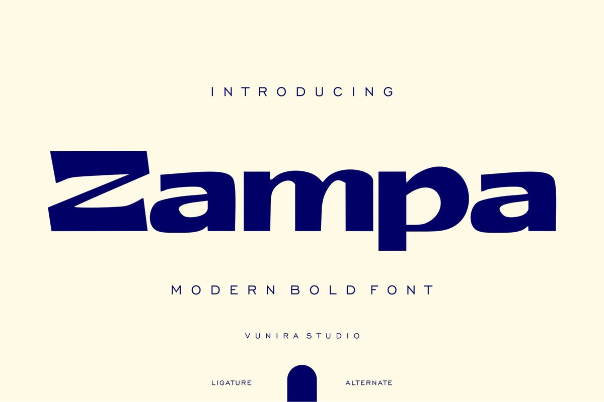 폰트 Zampa