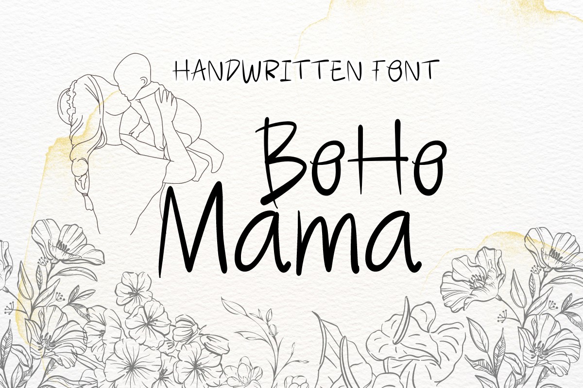 폰트 BoHo Mama