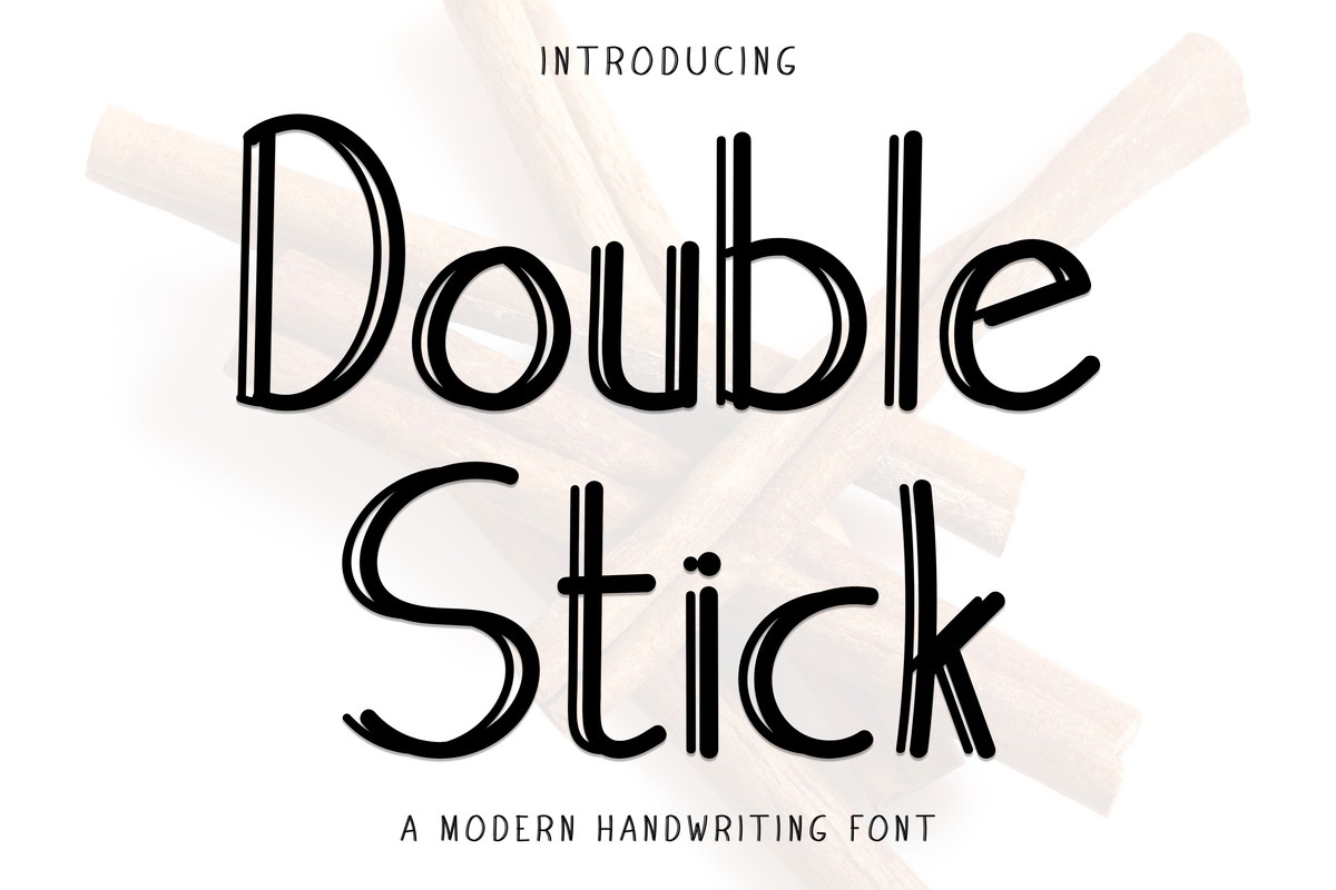 폰트 Double Stick