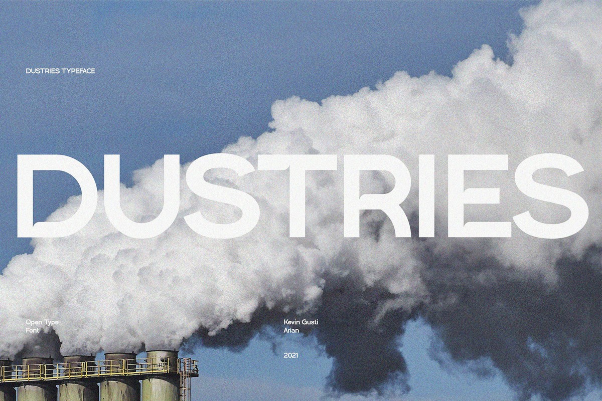 폰트 Dustries