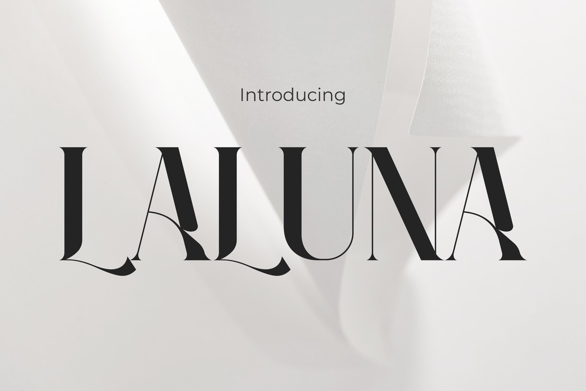 폰트 Laluna