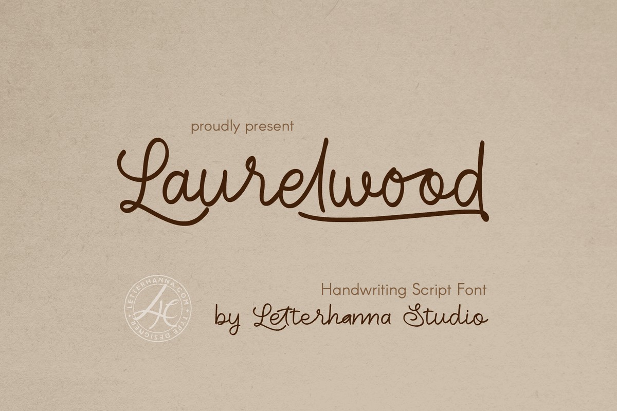 폰트 Laurelwood