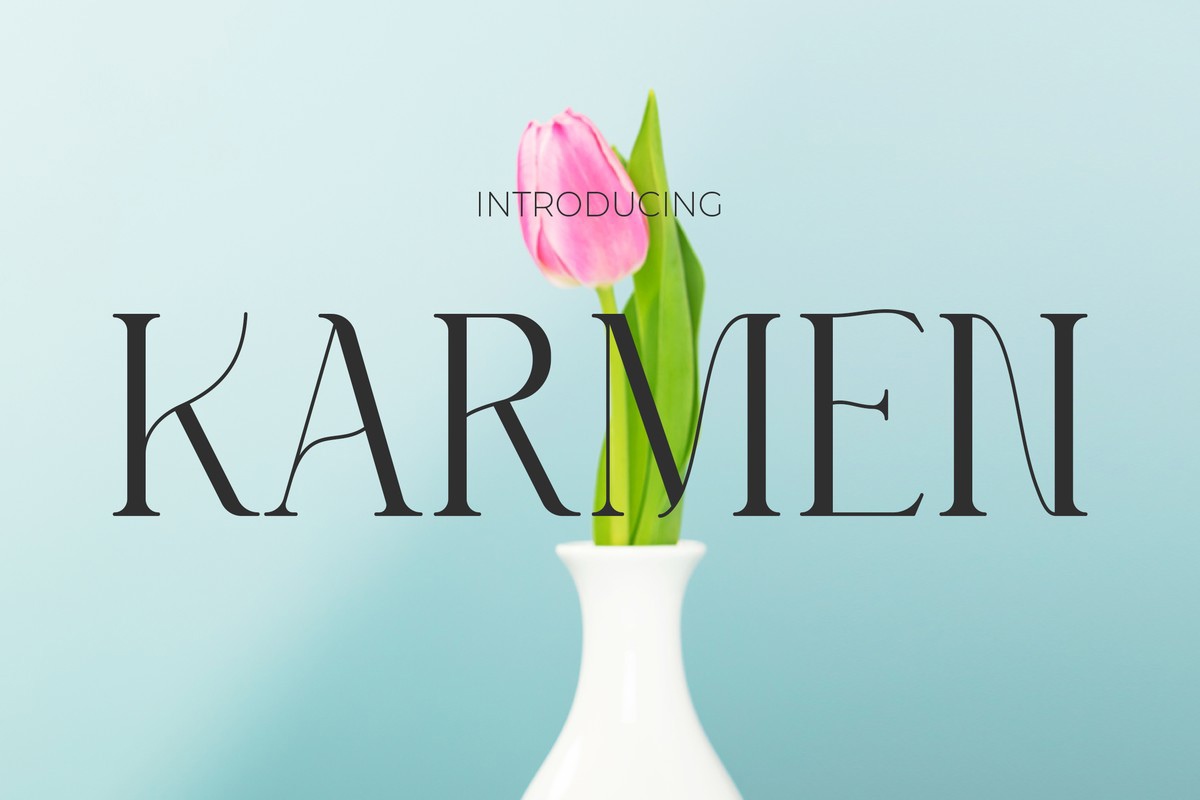 폰트 Karmen