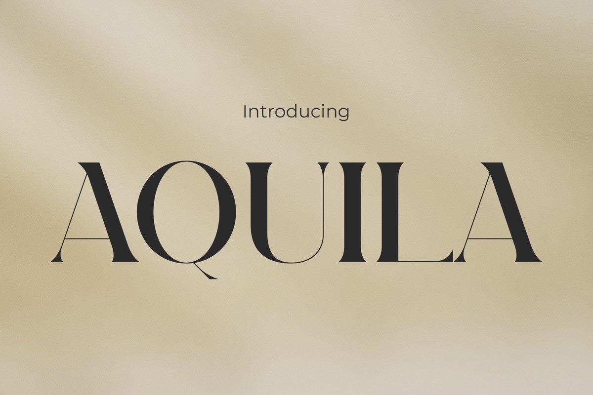폰트 Aquila
