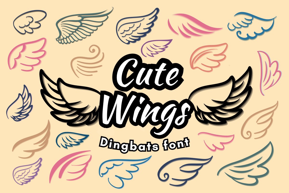 폰트 Cute Wings