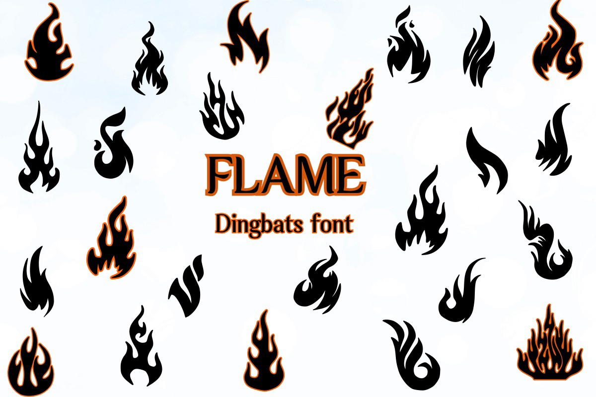 폰트 Flame
