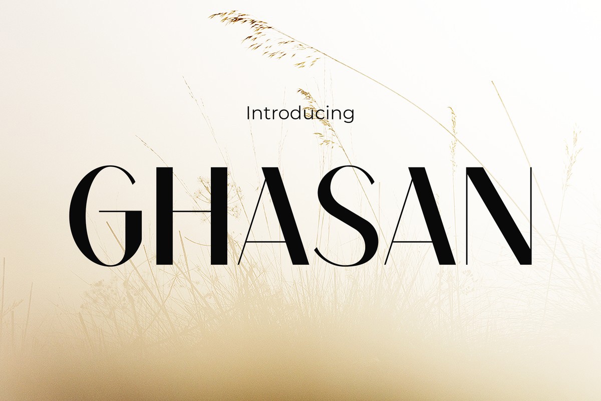 폰트 Ghasan