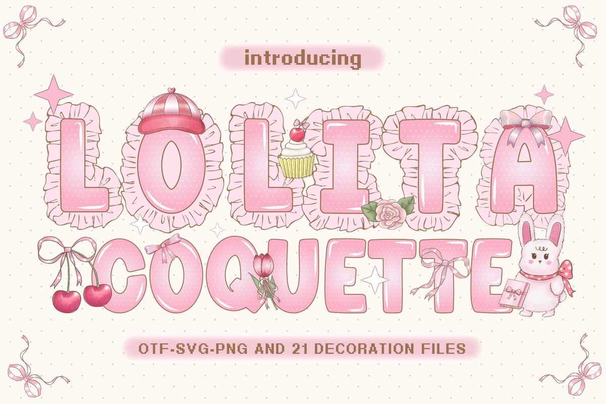 폰트 Lolita Coquette