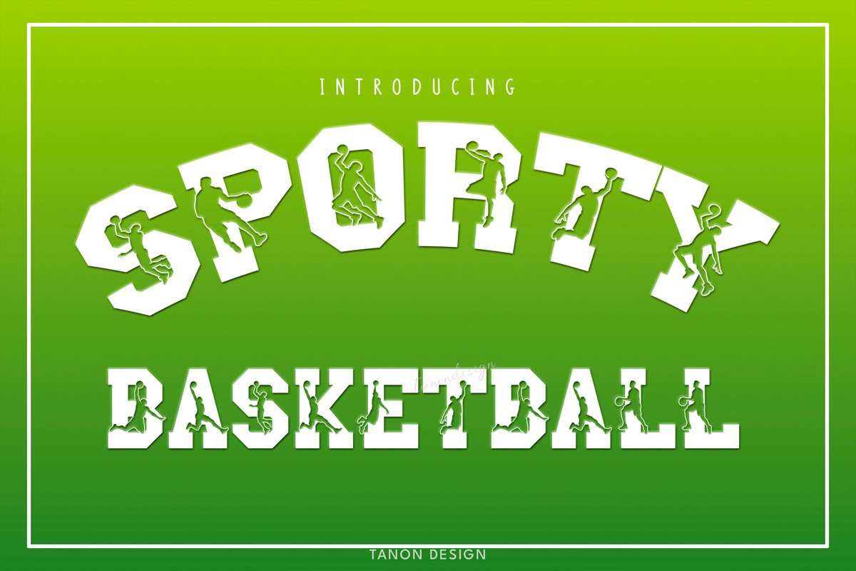 폰트 Sporty Basketball