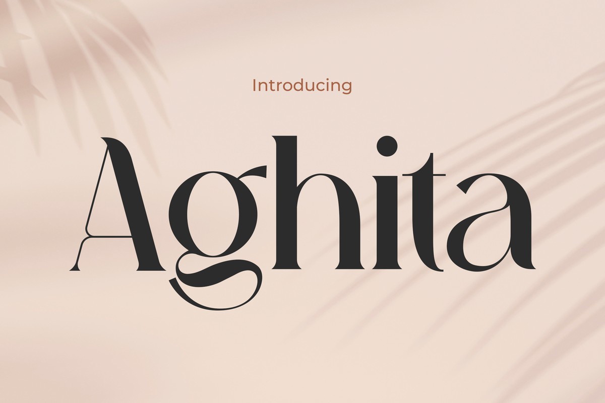 폰트 Aghita
