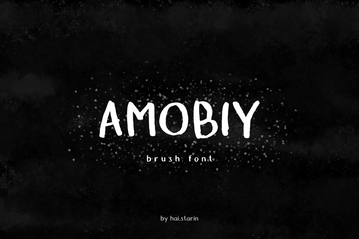 폰트 Amobiy