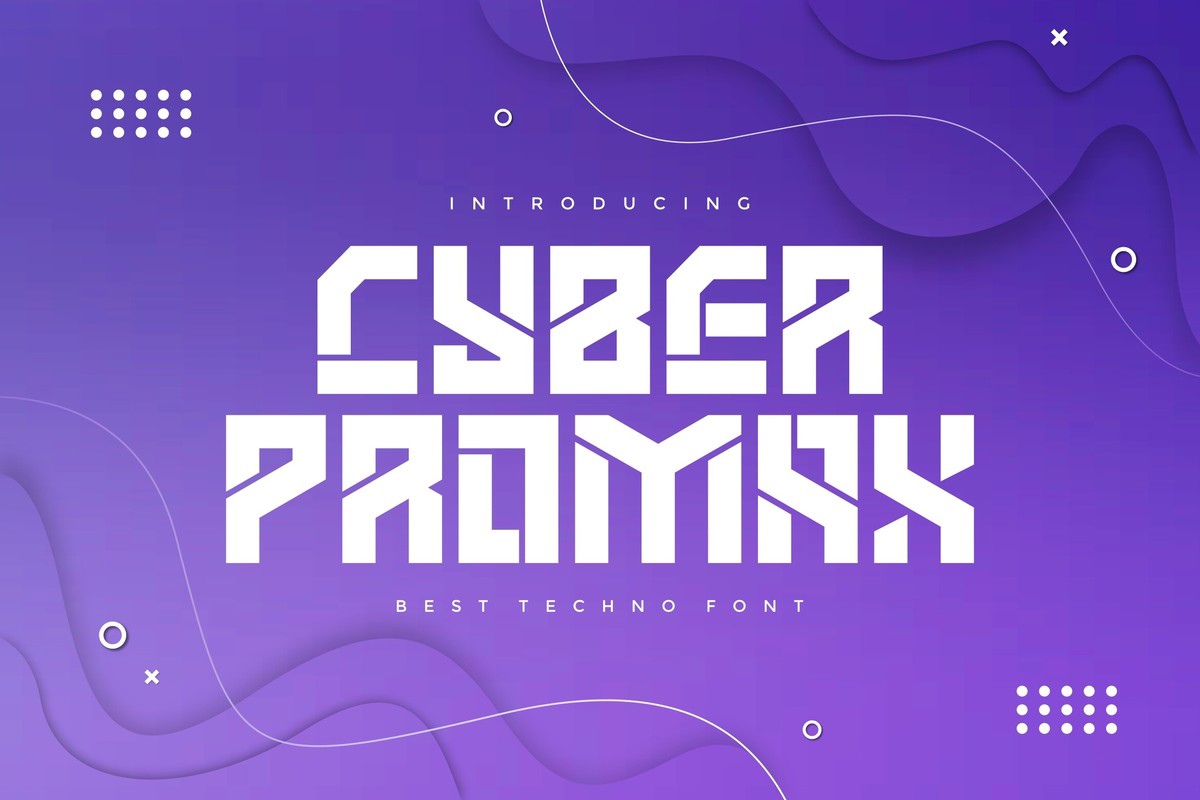 폰트 Cyber Promax