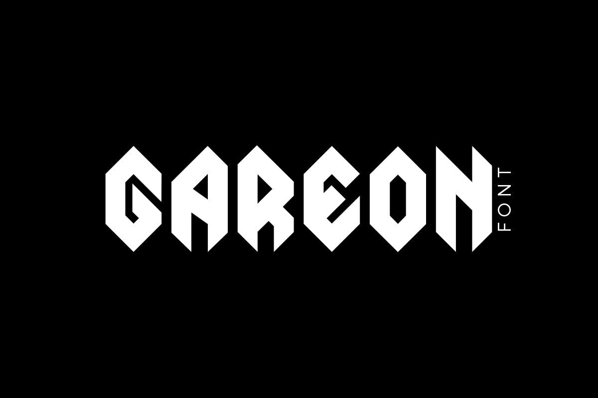 폰트 Gareon