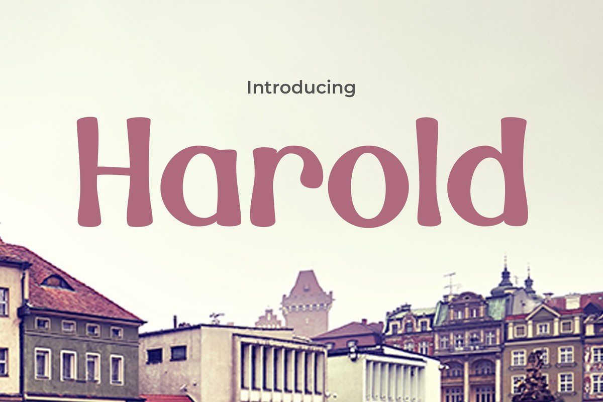 폰트 Harold