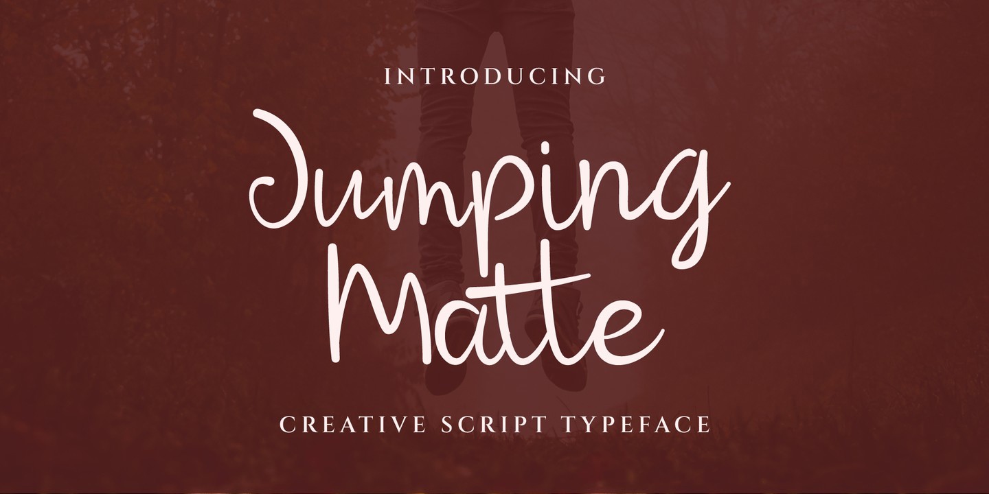 폰트 Jumping Matte