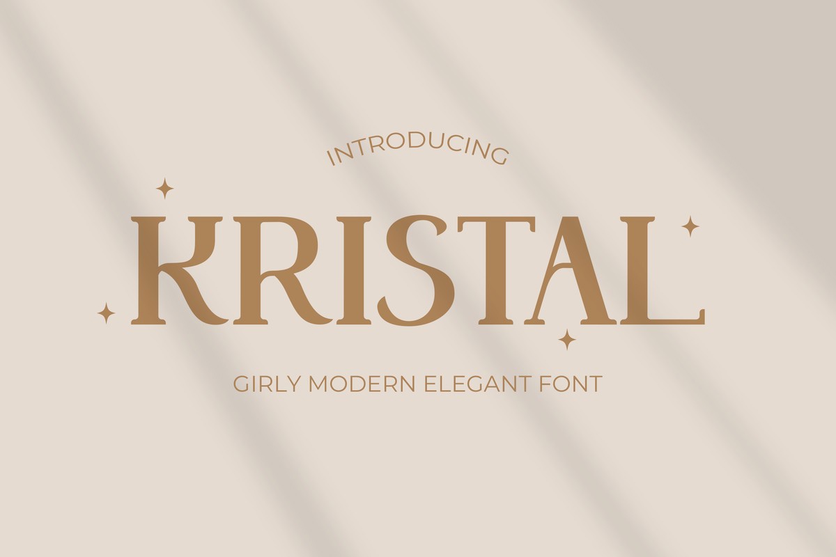 폰트 Kristal