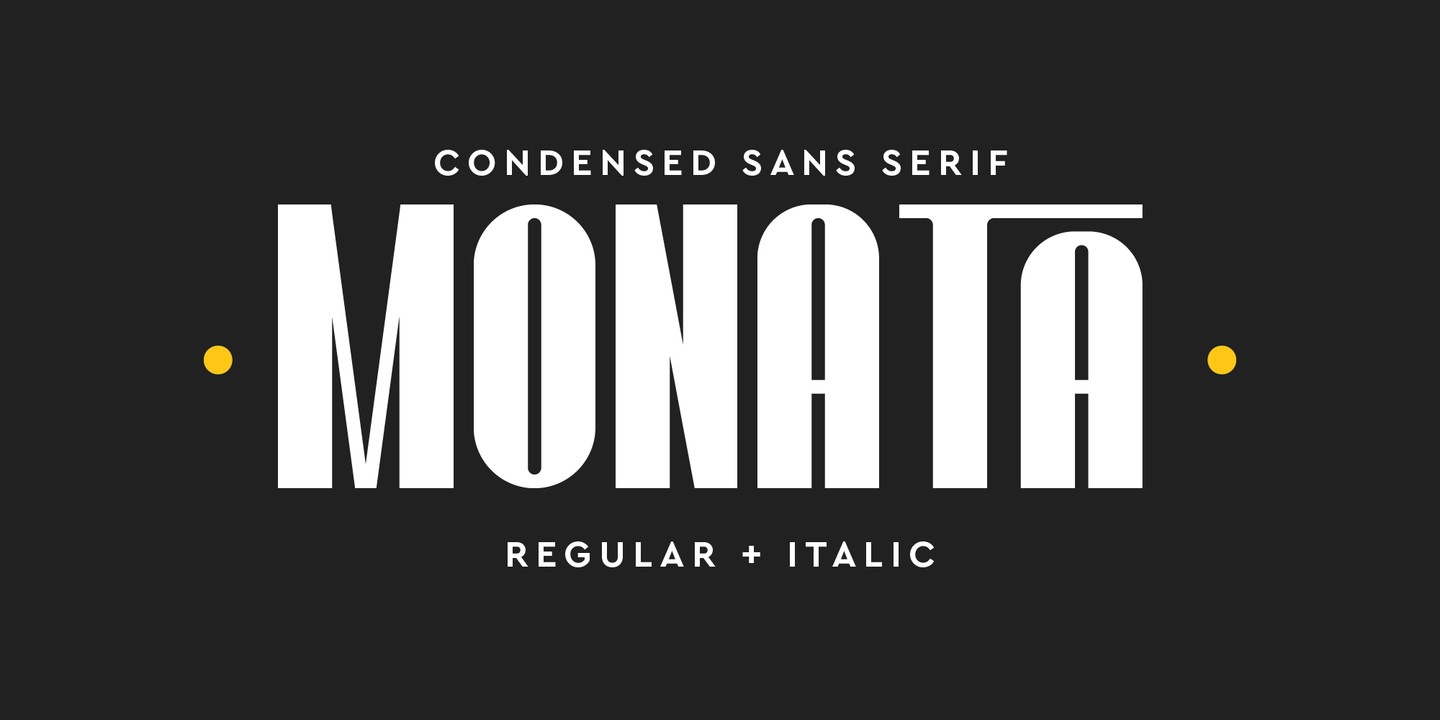 폰트 Monata