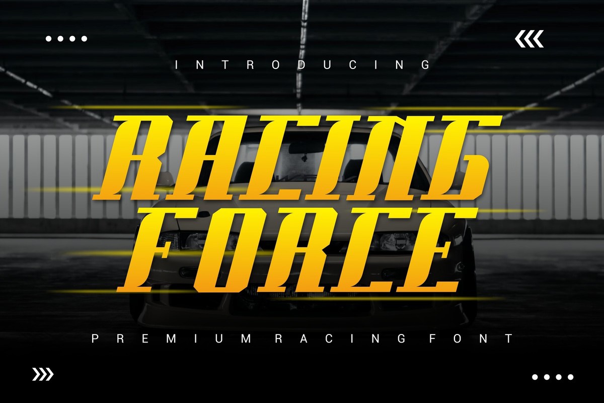 폰트 Racing Force