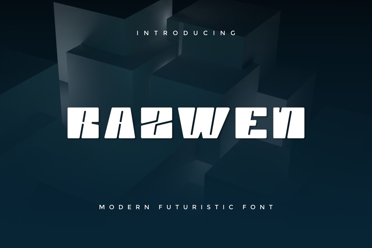 폰트 Razwen