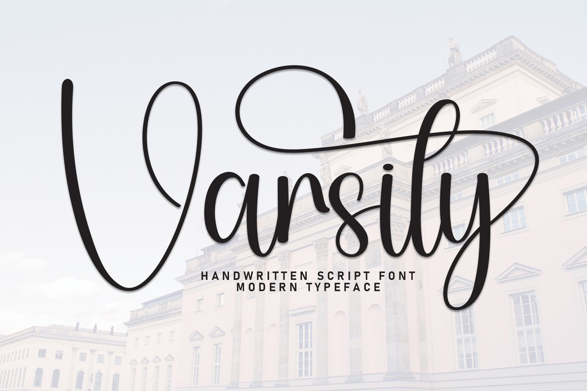 폰트 Varsity