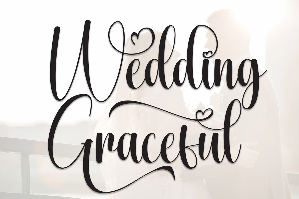 폰트 Wedding Graceful
