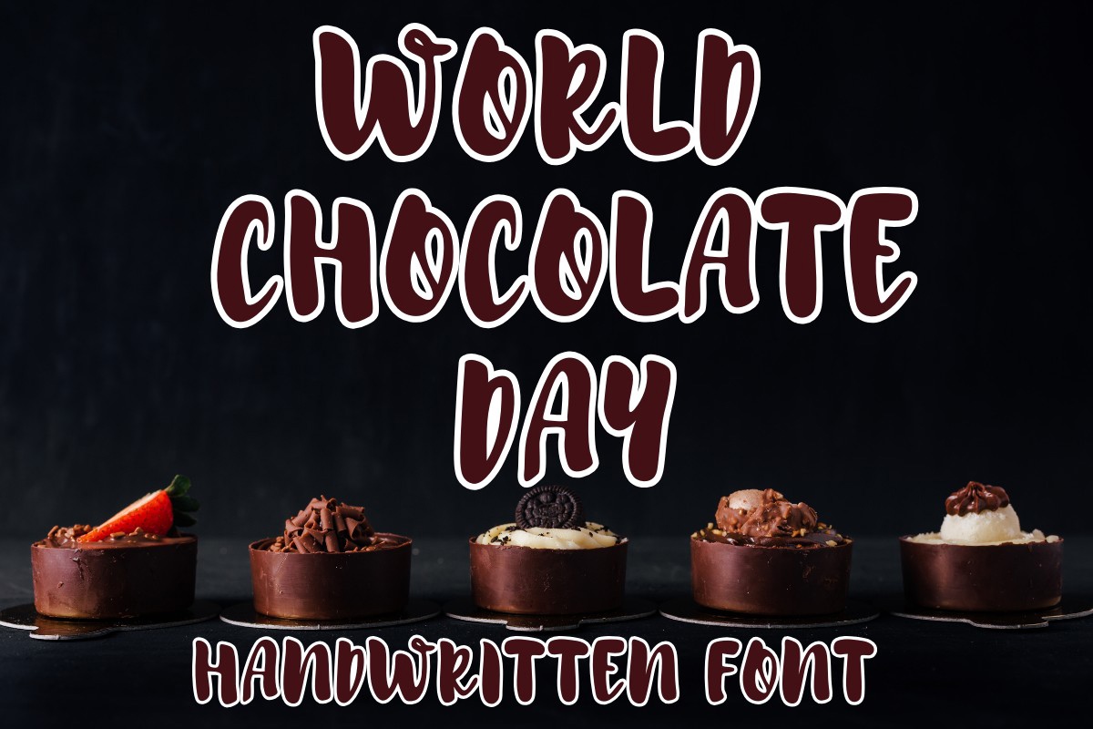 폰트 World Chocolate Day