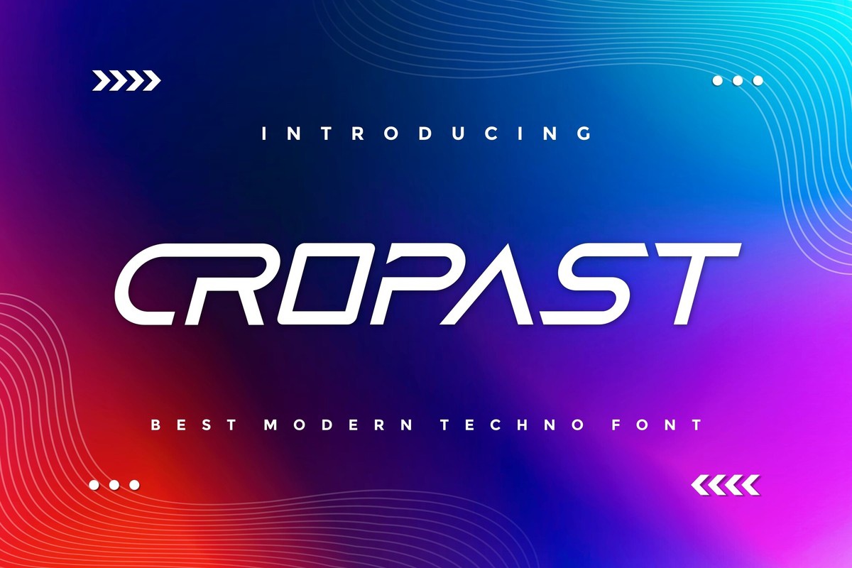 폰트 Cropast
