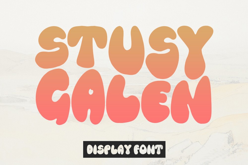 폰트 Stusy Galen